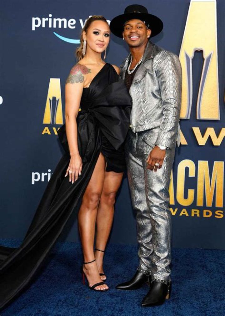 Jimmie Allen, Alexis Gale. Jimmie Allen, left, and Alexis Gale arrive at the 53rd annual CMA Awards at Bridgestone Arena, in Nashville, Tenn 53rd Annual CMA Awards - Arrivals, Nashville, USA - 13 Nov 2019