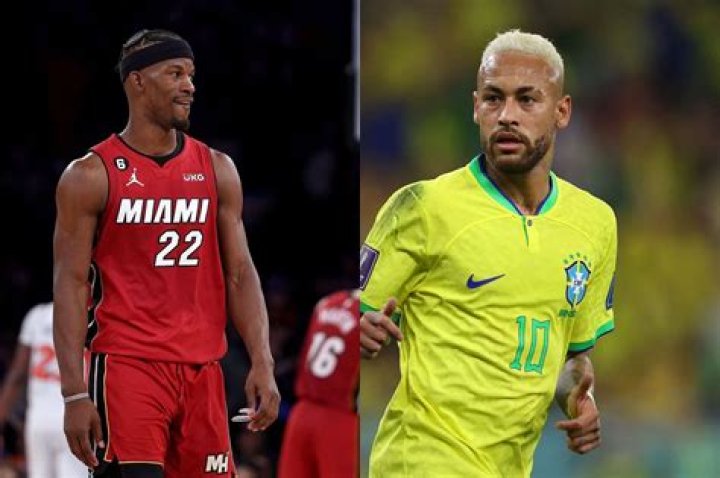 Jimmy Butler, Neymar Jr. and J.Cole Dine at Swan in Miami