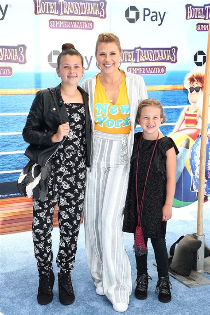 Jodie Sweetin with children Beatrix Carlin Sweetin Coyle and Zoie Laurel May Herpin 'Hotel Transylvania 3: Summer Vacation' film premiere, Los Angeles, USA - 30 Jun 2018