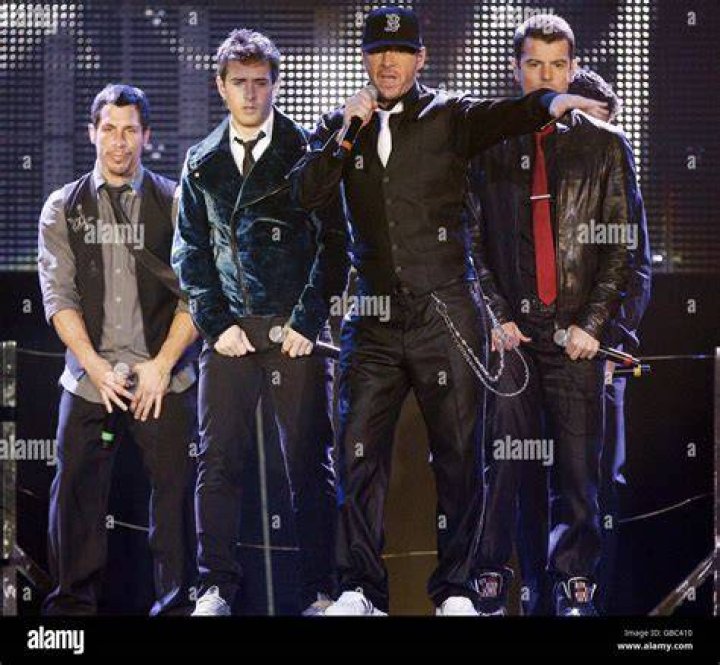 Joey McIntyre, from left, Donnie Wahlberg, Jonathan Knight, Danny Wood and Jordan Knight, of NKOTB, arrive at the American Idol XIV finale at the Dolby Theatre, in Los Angeles American Idol XIV Finale - Arrivals, Los Angeles, USA - 13 May 2015