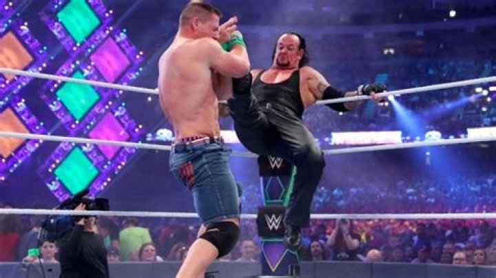 John Cena Wrestlemania 34 at the Mercedes-Benz Superdome, New Orleans, USA - 08 Apr 2018