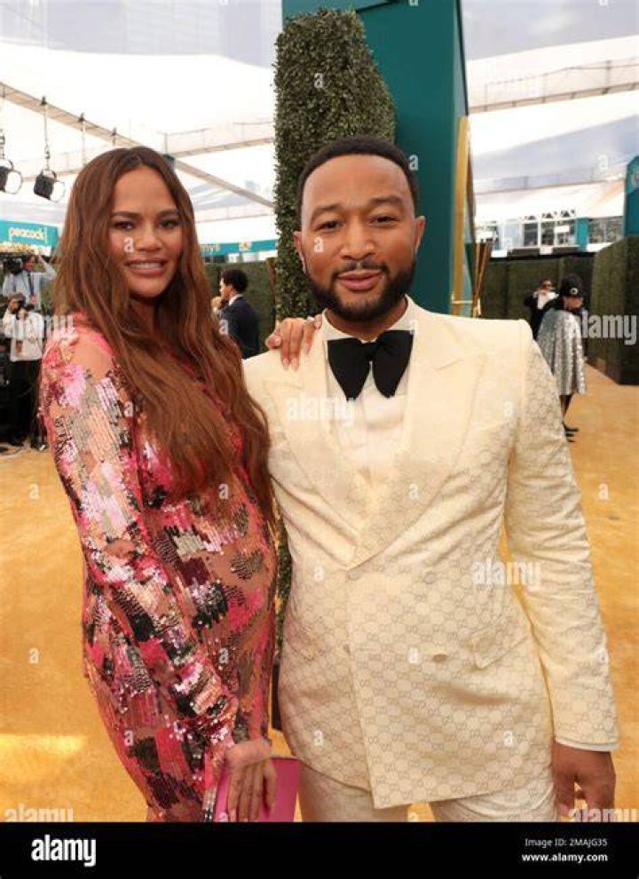 John Legend, Chrissy Teigen 74th Annual Tony Awards, Arrivals, New York, USA - 26 Sep 2021
