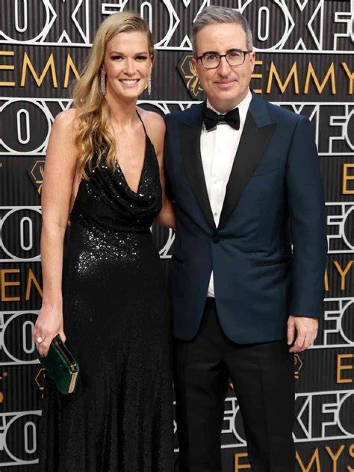 John Oliver, Kate Norley. John Oliver, left, and Kate Norley arrive at the 71st Primetime Emmy Awards, at the Microsoft Theater in Los Angeles 71st Primetime Emmy Awards - Limo Drop Off, Los Angeles, USA - 22 Sep 2019
