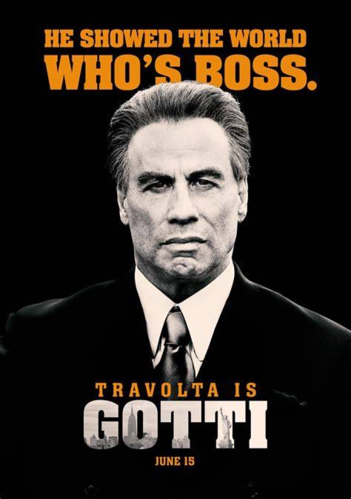 John Travolta at the &lsquo;Gotti&rsquo; photocall