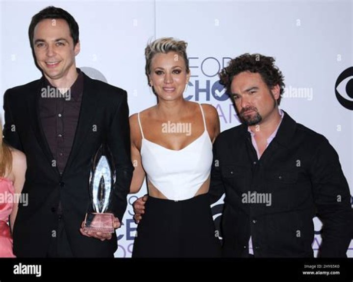 Johnny Galecki, Jim Parsons, Kaley Cuoco, Simon Helberg, Kunal Nayyar, Mayim Bialik, Melissa Rauch. Johnny Galecki, from left, Jim Parsons, Kaley Cuoco, Simon Helberg, Kunal Nayyar, Mayim Bialik and Melissa Rauch, cast members of the TV series "The Big Bang Theory," pose at a hand and footprint ceremony at the TCL Chinese Theatre on at in Los Angeles The Cast of "The Big Bang Theory" Hand and Footprint Ceremony, Los Angeles, USA - 01 May 2019