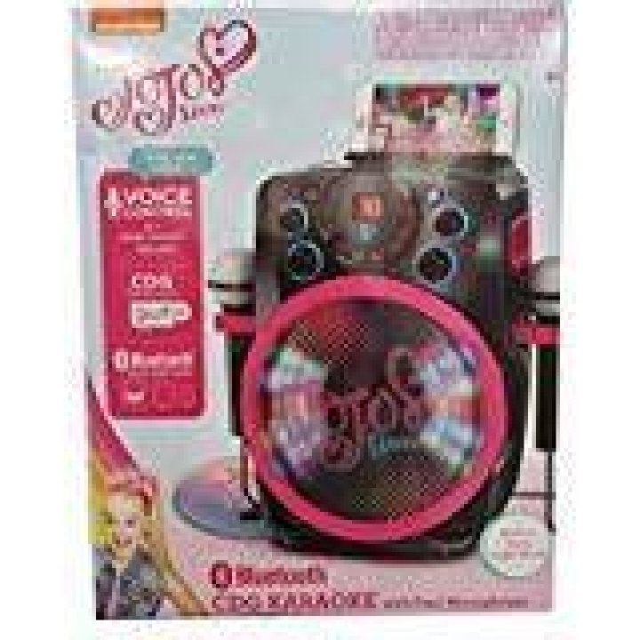 JoJo Siwa Bluetooth CDG Karaoke with Dual Mics by KIDdesigns