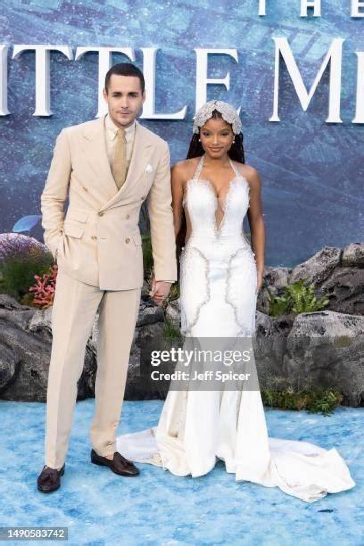 Jonah Hauer-King and Halle Bailey 'The Little Mermaid' film premiere, London, UK - 15 May 2023