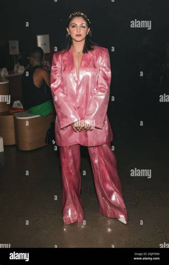 Julia Michaels Christian Cowan show, Spring Summer 2022, New York Fashion Week, New York, USA - 10 Sep 2021