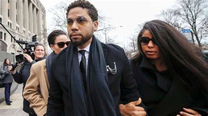 Jussie Smollett arrives at court for his trial