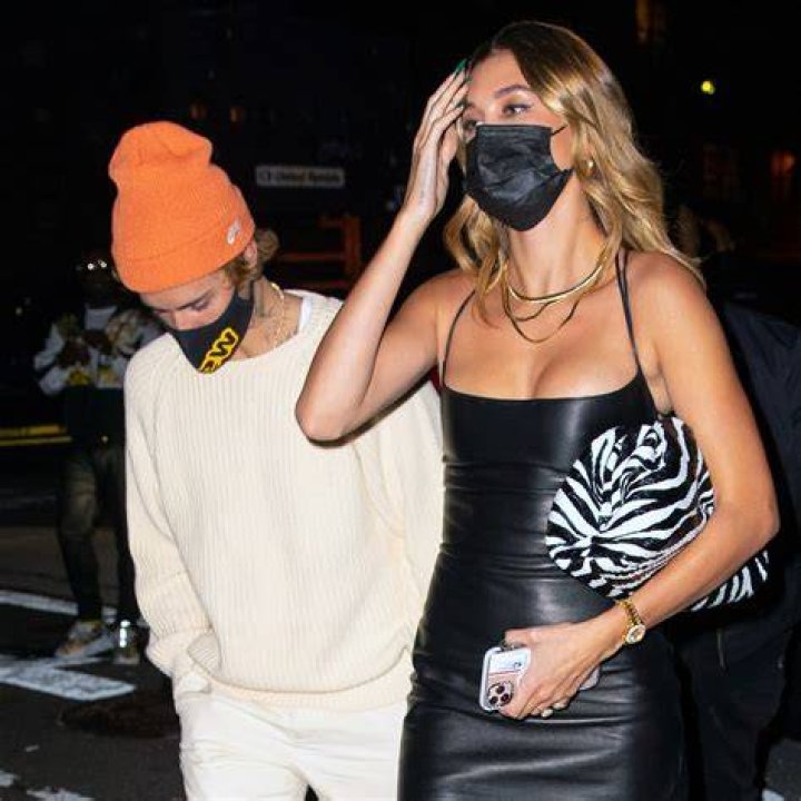 Justin and Hailey Bieber enjoy dinner at Craig&rsquo;s. 08 Oct 2020 Pictured: Justin and Hailey Bieber enjoy dinner at Craig&rsquo;s. Photo credit: Rachpoot/MEGA TheMegaAgency.com +1 888 505 6342 (Mega Agency TagID: MEGA706490_001.jpg) [Photo via Mega Agency]