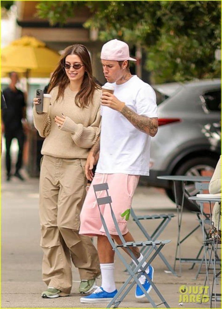Justin And Hailey Get Coffee