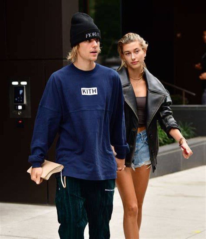 Justin Bieber and Hailey Baldwin Bieber, Calvin Klein billboard advertisement, New York, USA &ndash; 05 Nov 2019