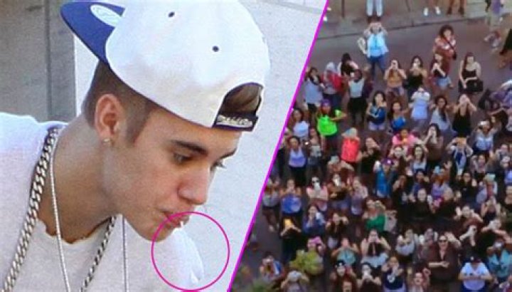 Justin Bieber Spit