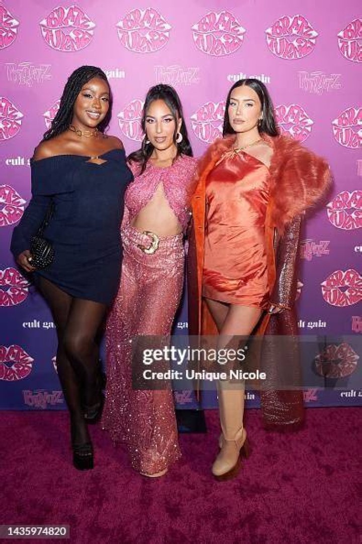 Justine Skye, Jasmin Larian and Stassi Karanikolaou