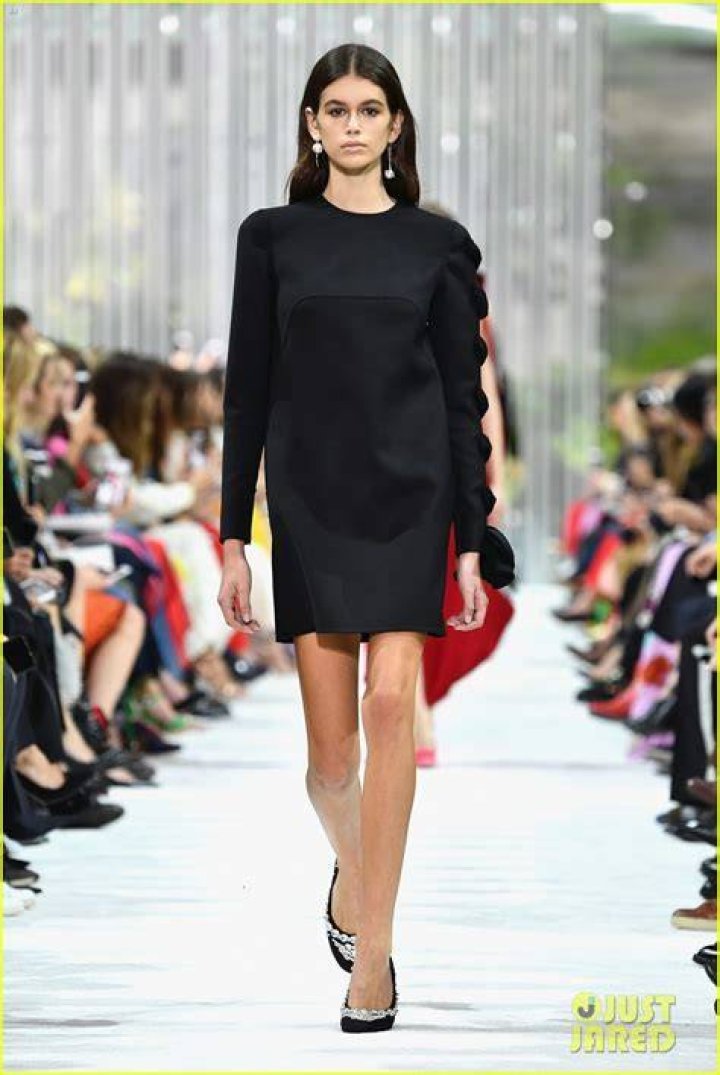 Kaia Gerber Struts Down The Catwalk