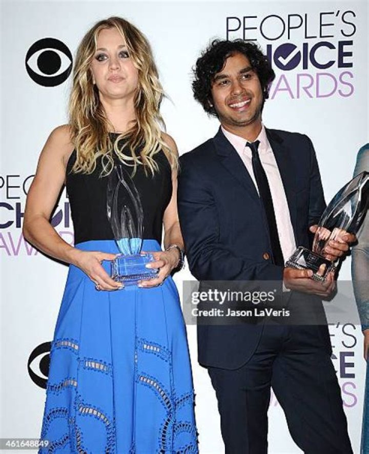 Kaley Cuoco, Kunal Nayyar, Mayim Bialik, Jim Parsons and Melissa Rauch 40th People's Choice Awards, Press Room, Los Angeles, America - 08 Jan 2014