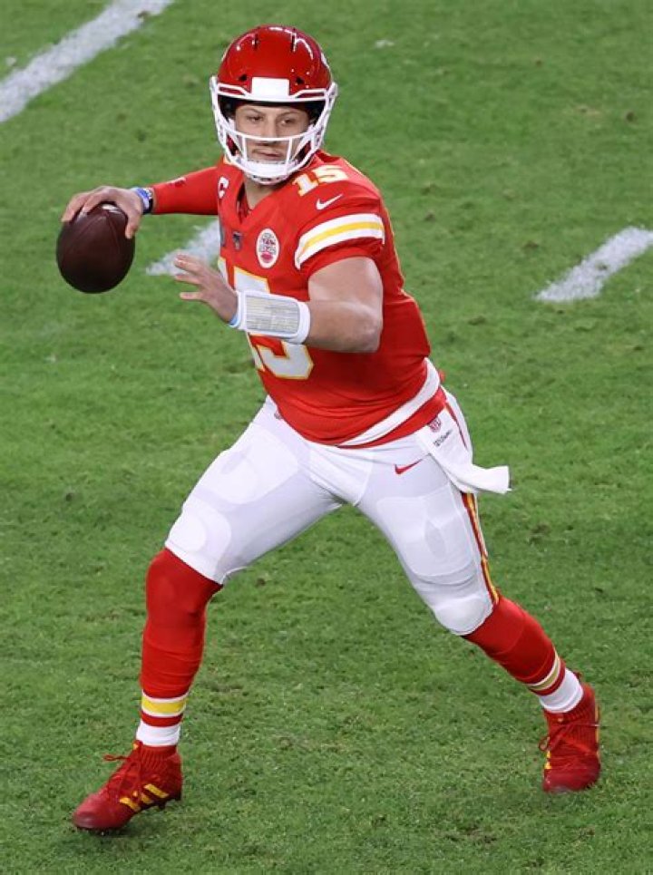 Kansas City Chiefs quarterback Patrick Mahomes hugs girlfriend Brittany Matthews after the NFL Super Bowl 54 football game against the San Francisco 49ers, in Miami Gardens, Fla. The Kansas City Chiefs won 31-20 49ers Chiefs Super Bowl Football, Miami Gardens, USA - 02 Feb 2020
