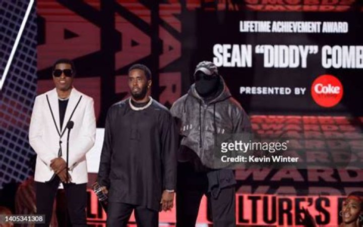 Kanye West, Babyface, Sean 'Diddy' Combs BET Awards 2022, Show, Microsoft Theater, Los Angeles, California, USA - 26 Jun 2022
