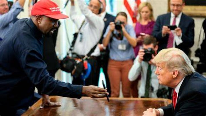 Kanye West, Donald Trump, Melania Trump