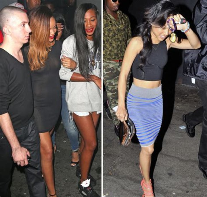 Karrueche Tran Rihanna Same Club