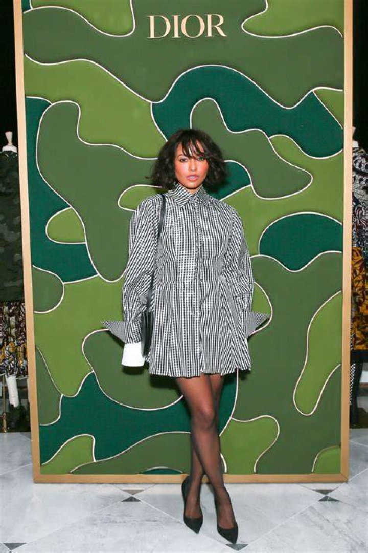 Kat Graham at the Dior show