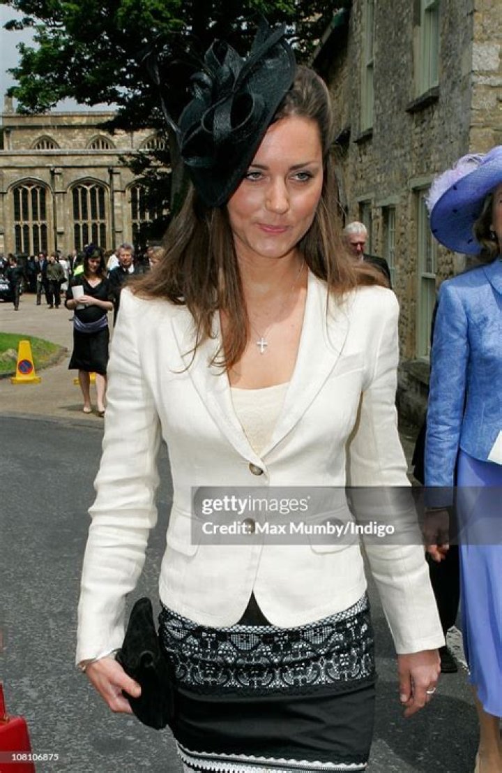 Kate Middleton HUGH VAN CUTSEM AND ROSE ASTOR WEDDING, BURFORD, OXFORDSHIRE, BRITAIN - 04 JUN 2005