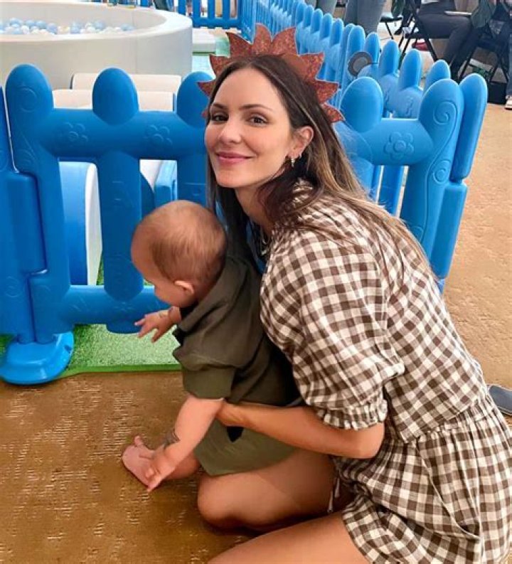 Katharine McPhee with her son Rennie