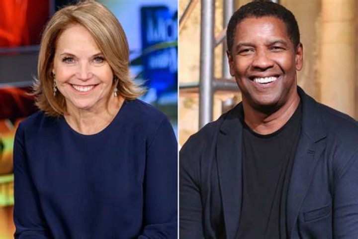 Katie Couric Denzel Washington