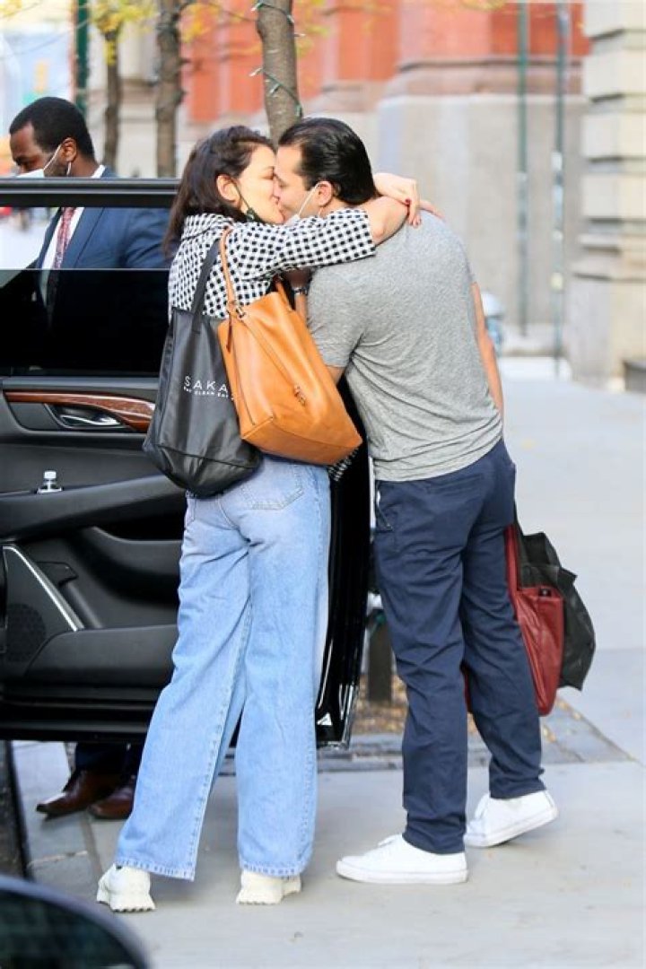 Katie Holmes and Emilio Vitolo Jr.
