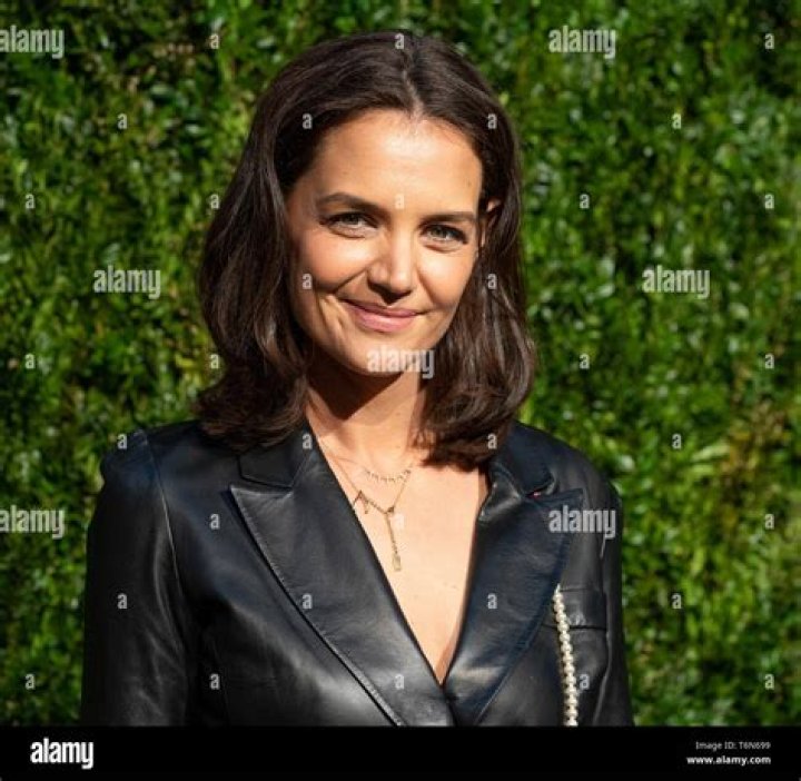 Katie Holmes attends the 14th annual Chanel Tribeca Film Festival Artists Dinner at Balthazar, in New York 2019 Chanel Tribeca Film Festival Artists Dinner, New York, USA - 29 Apr 2019