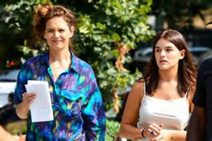 Katie Holmes & Suri Cruise during an outing