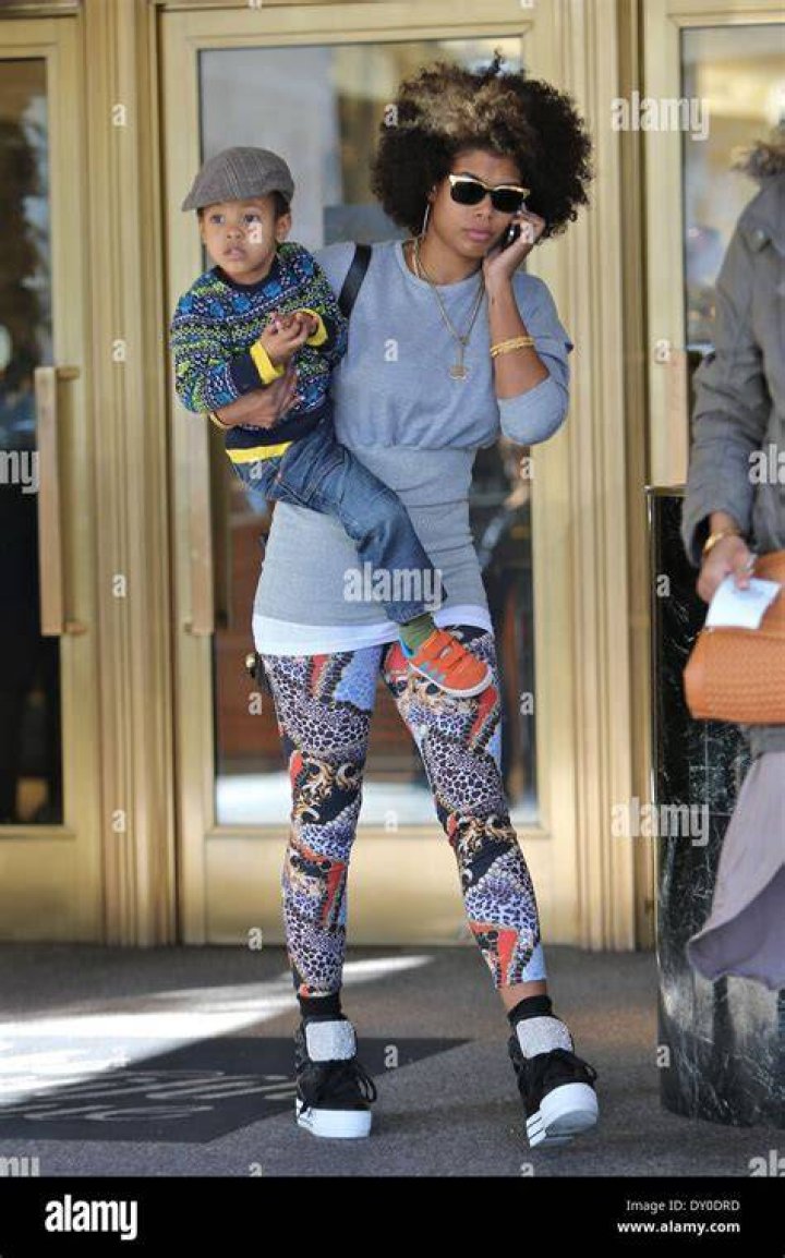 Kelis & her son Knight