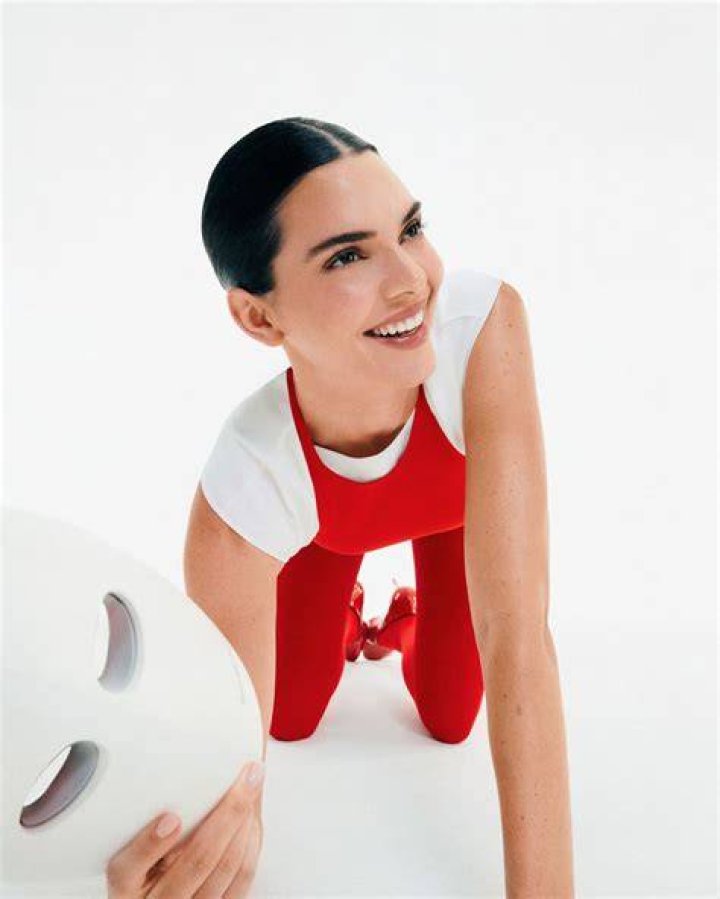Kendall Jenner In A High-Waisted Bikini