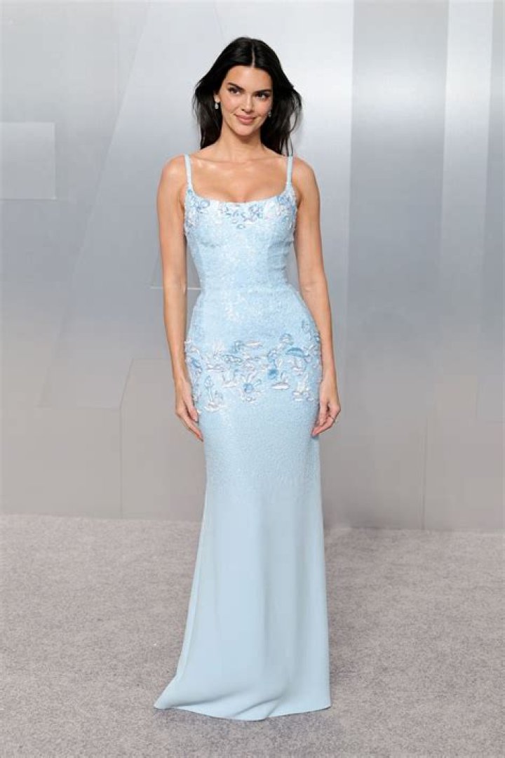 Kendall Jenner in blue