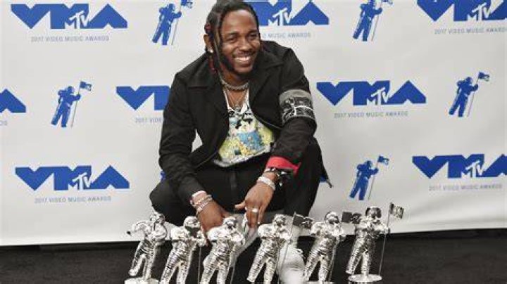 Kendrick Lamar MTV Video Music Awards, Arrivals, Los Angeles, USA - 27 Aug 2017 WEARING PRADA