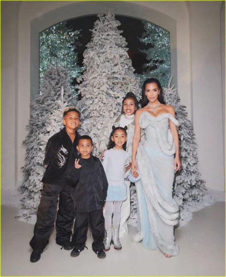Kim Kardashian and her kids