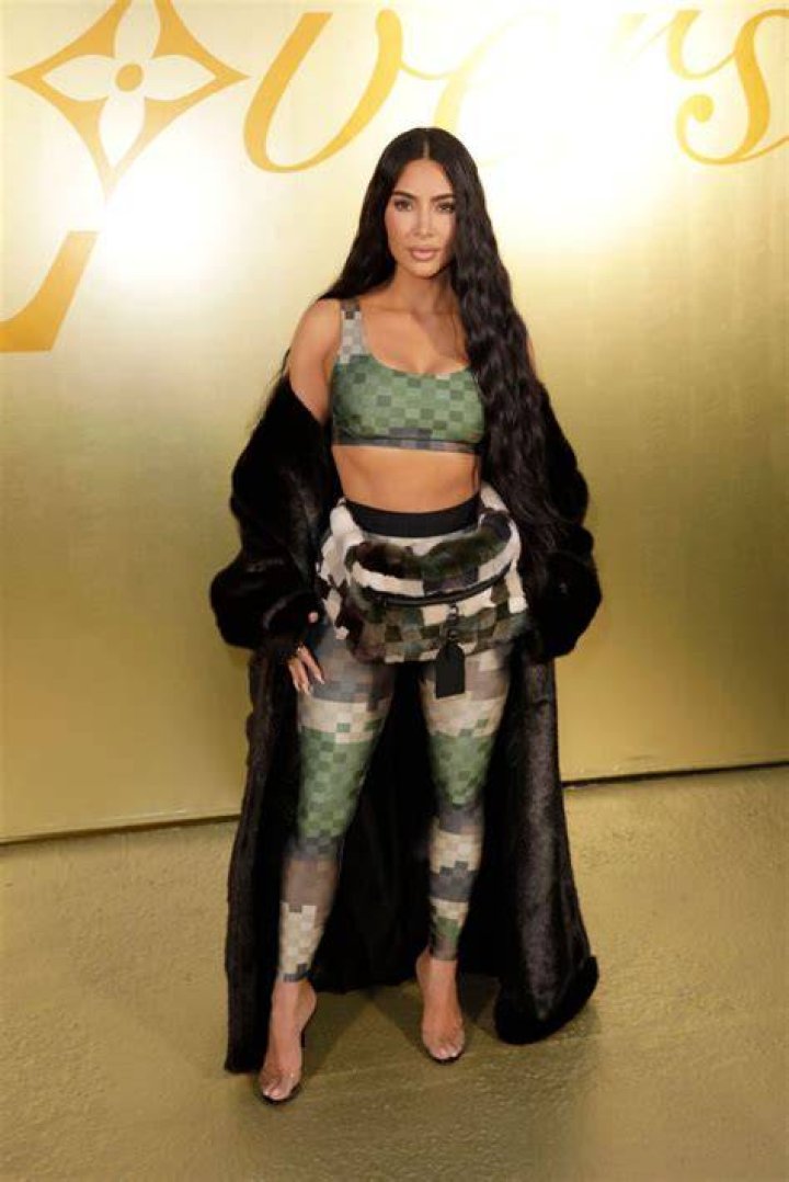 Kim Kardashian at the Louis Vuitton show