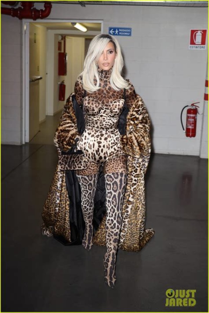 Kim Kardashian In All Leopard