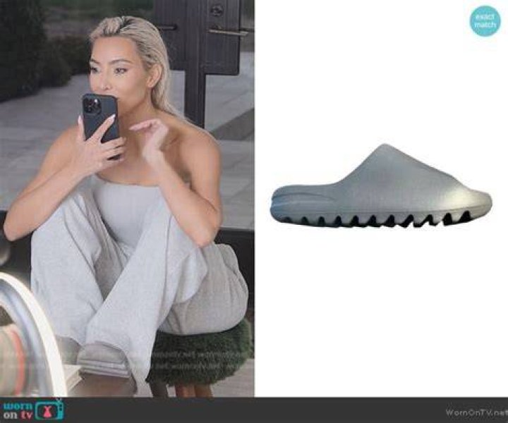 Kim Kardashian In Gray Yeezy