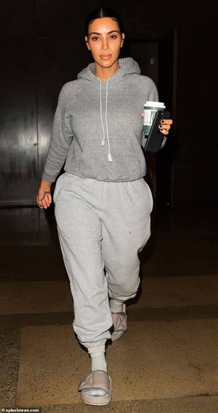 Kim Kardashian In Sweats