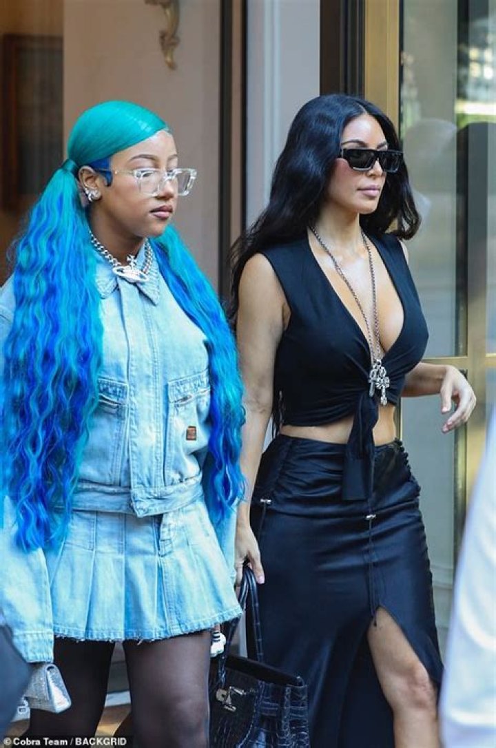 Kim Kardashian Leaves North&rsquo;s Basketball Game Holding Her Other Kids In Thousand Oaks, CA