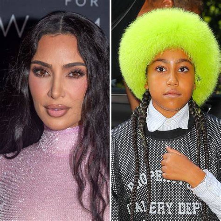 Kim Kardashian & North West After Ballet