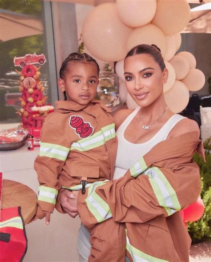 Kim Kardashian & Son Psalm