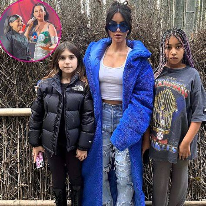 Kim Kardashian Takes North To Basketball