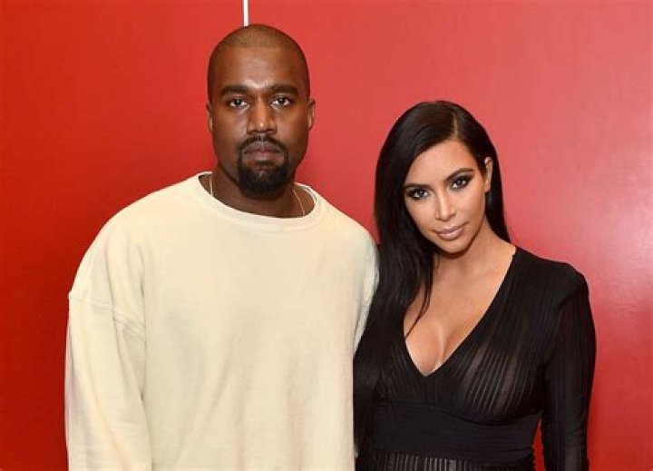 Kim Kardashian with Kanye West