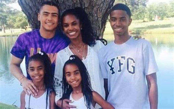 Kim Porter and her children arrive into Gustavia from their massive yacht to head to St Jean Beach. The Diddy family all posed and waved as they arrived into harbor on their dinghy boat. Kim was dressed in a very colorful Moo-Moo Dress. Kim Porter was with sons Quincy and Christian and her twin daughters Lila Star and Jessie James Combs. Pictured: Kim Porter with children Quincy,Christian and twins Lila Star and Jessie James Combs.,Kim Porter with children Quincy Christian twins Lila Star Jessie James Combs. Ref: SPL237026 301210 NON-EXCLUSIVE Picture by: SplashNews.com Splash News and Pictures Los Angeles: 310-821-2666 New York: 212-619-2666 London: 0207 644 7656 Milan: 02 4399 8577 World Rights