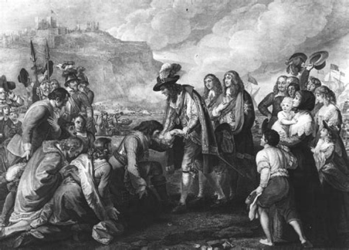 King Charles II Walks Down The Steps