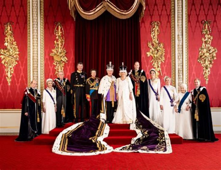 King Charles III during a proclamation