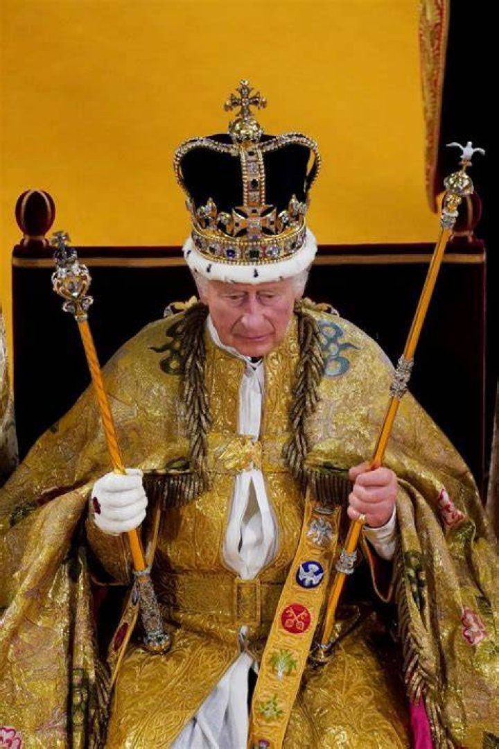 King Charles In Royal Attire