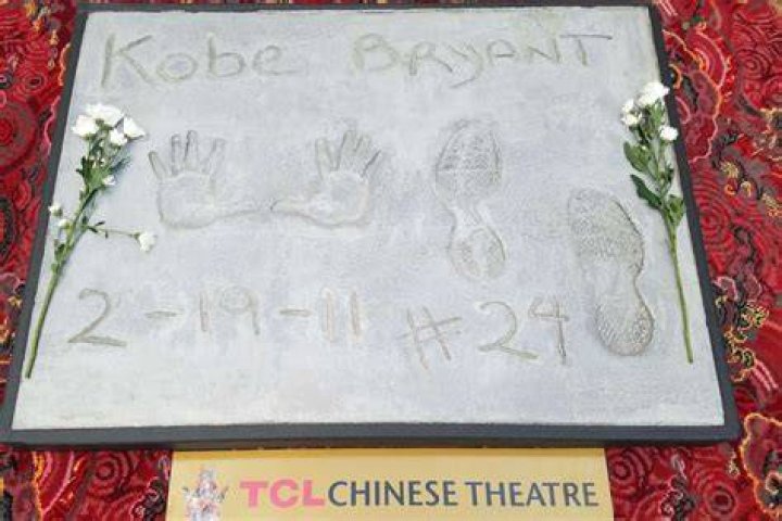 Kobe Bryant Handprint and Footprint Unveiling